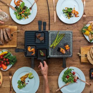 Produktbild Bourgini Gourmette/Raclette/Stone Grill Plus - 8 personen