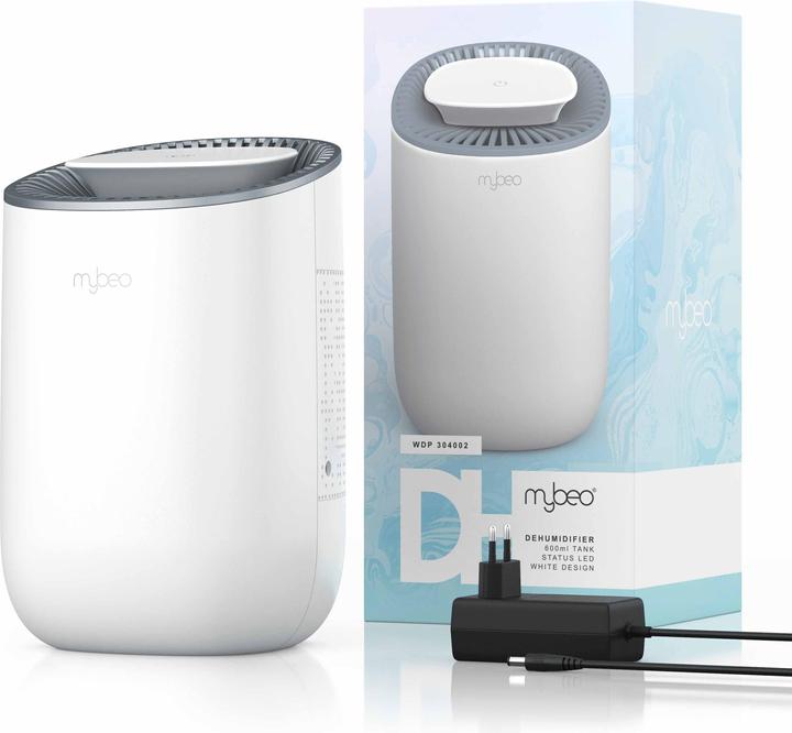Produktbild Mybeo Luftentfeuchter, elektrischer Entfeuchter, Dehumidifier, Peltier Raumentfeuchter, 600 ml Tank (15 m²)