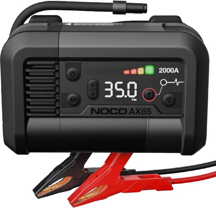 Noco AX65-Jump starter mit integriertem Tragbarem Luftkompressor (2000 A)