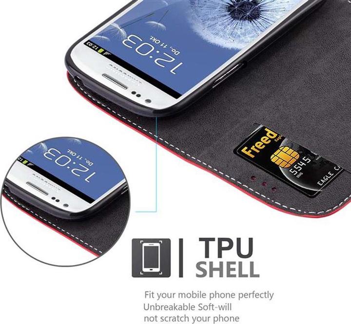 Productafbeelding Cadorabo Boek X Portemonnee Hoesje (Samsung Galaxy S3 Mini)