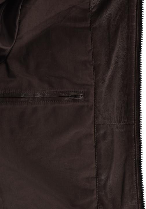 Actual product image Solid Famash Men's Leather Jacket (M)