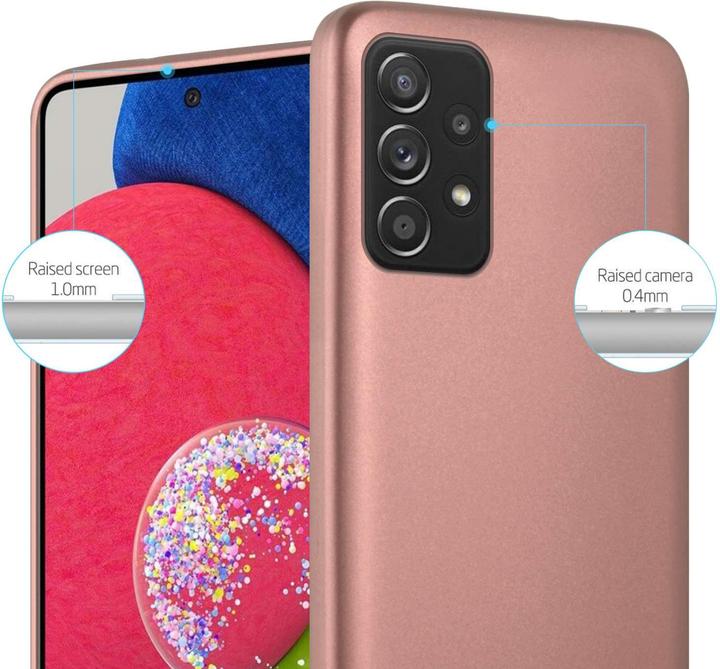 Image du produit Cadorabo TPU Matt Metallic Cover (Samsung Galaxy A52, Samsung Galaxy A52 5G, Samsung Galaxy A52s 5G)