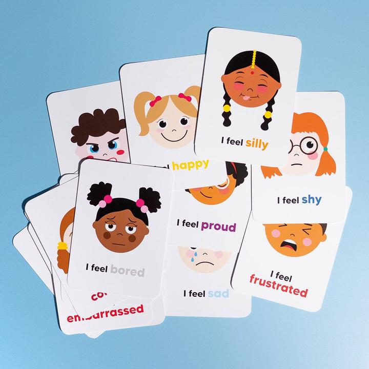 Actual product image Priya & Peanut Emotion Flashcards (English)