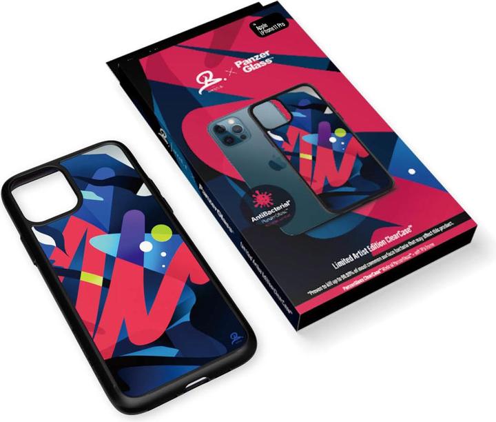 Immagine prodotto PanzerGlass ClearCase iPhone 11 Pro Mikael B Edizione limitata per artisti Antibacterinis (Apple iPhone 11 Pro)