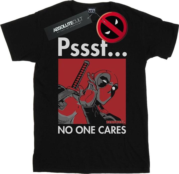 Immagine prodotto Deadpool No One Cares Maglietta Uomo (XL)