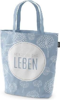 Actual product image Lavida Shopper dandelion light blue