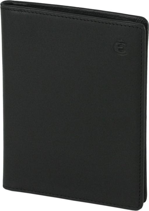 Actual product image Esquire Logo ID card holder leather 9 cm
