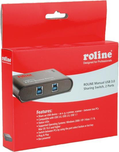 Produktbild Roline Manual USB3.0 Sharing Switch