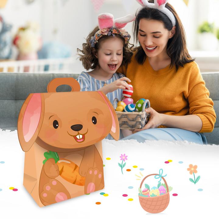 Produktbild Geschenktasche mit Verschluss Hase (Geschenkbox)