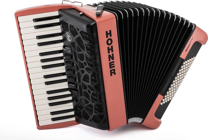 Immagine prodotto Hohner Fisarmonica BRAVO MyColor III 72 Fire (Fisarmonica pianoforte)