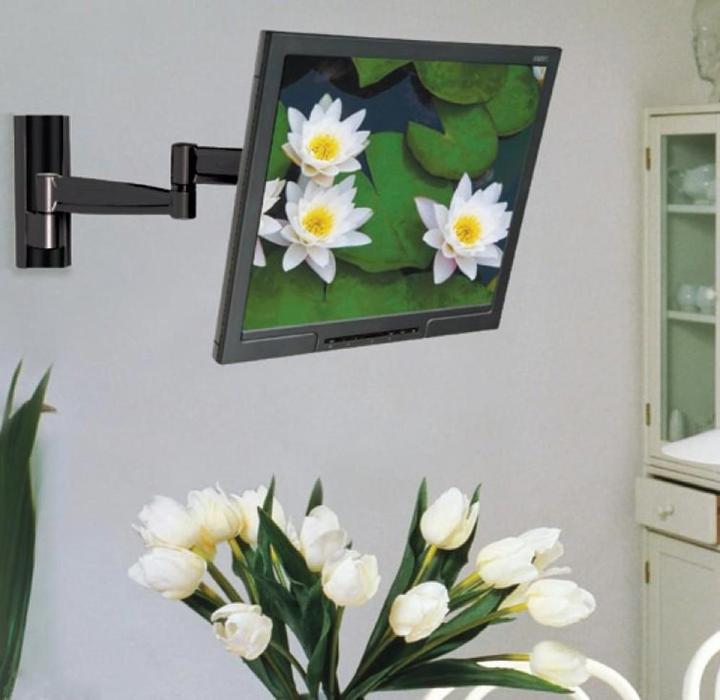 Actual product image Techly Mounting kit (wall plate, 3 joints, bracket for display) - for flat panel sc (Wall, 37", 25 kg)