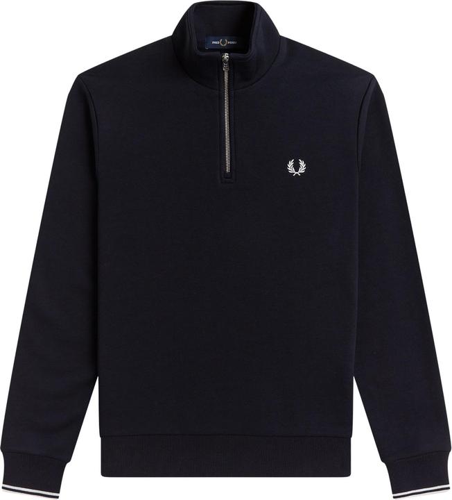 Fred Perry Sweatshirt mit halbem Reissverschluss (M)
