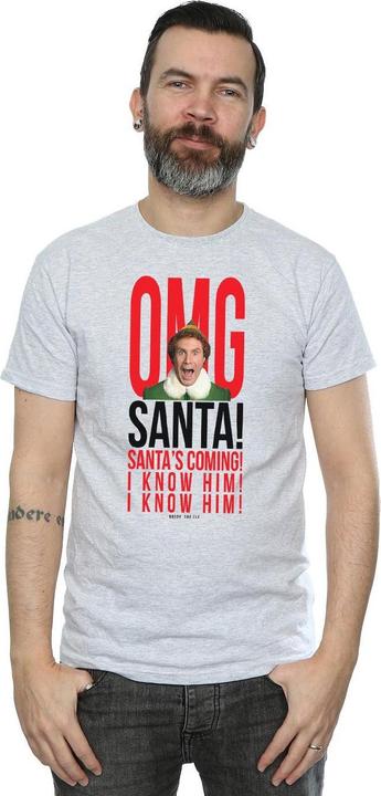 Produktbild Elf OMG Santa I Know Him TShirt (S)
