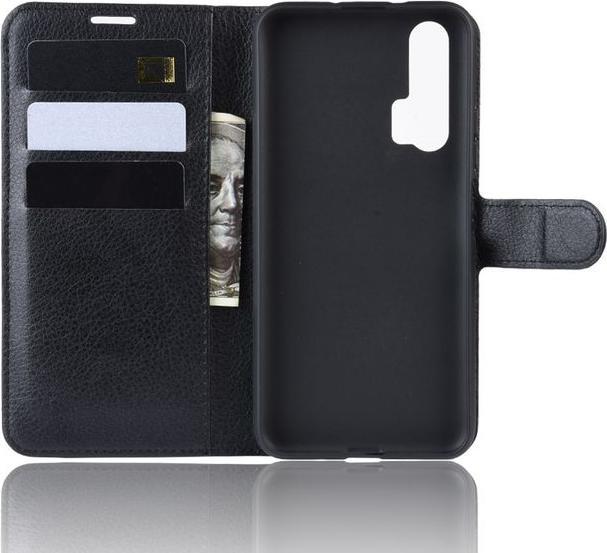 Actual product image MU Classic Litchi Leather Bookcover Series (Honor 20 Pro)