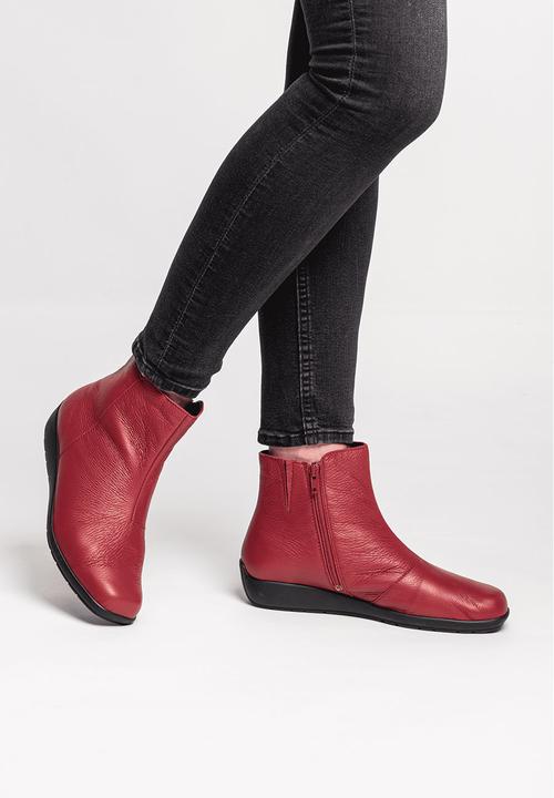 Actual product image Vitaform Stiefeletten Damen Weite H Hirschleder (35)