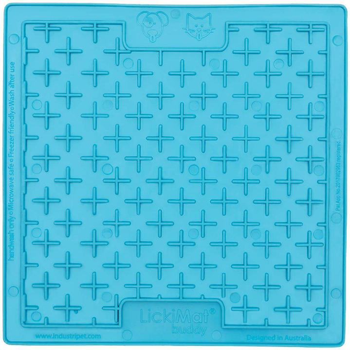 Produktbild LickiMat LICKI MAT - Cat Buddy Light Blue 20X20Cm - (785.5350)