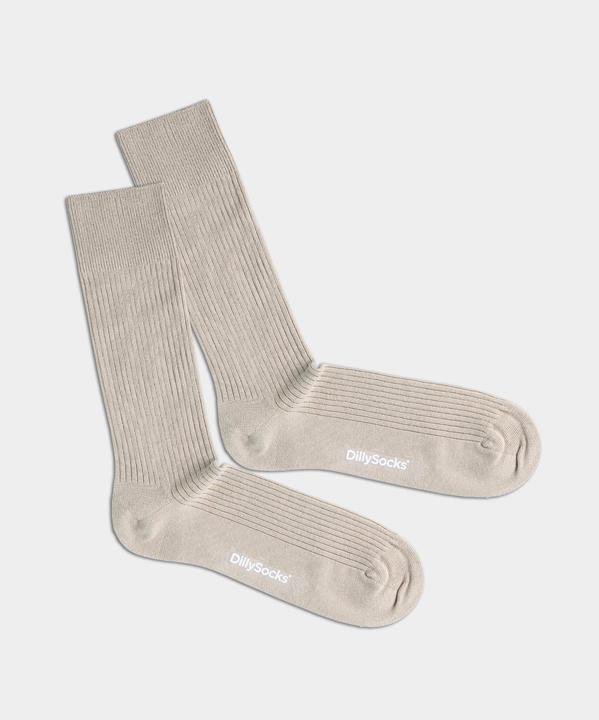 DillySocks Ribbed Mold Gray