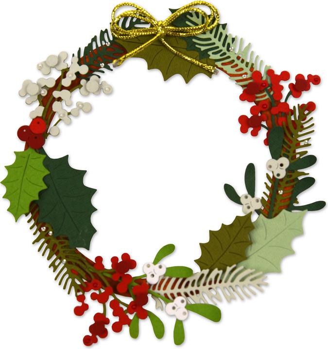 Actual product image Folia Sizzix | Thinlits die set Winter foliage