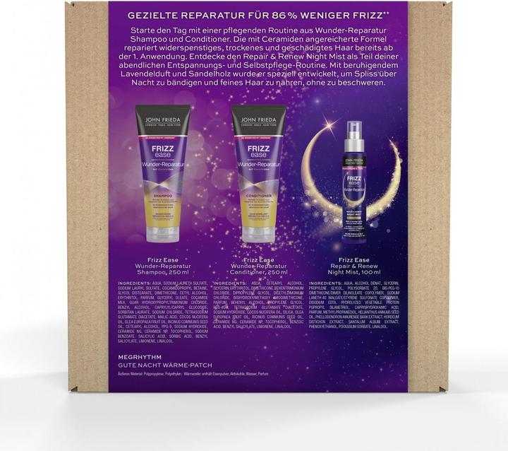 Actual product image John Frieda Frizz Ease - Night Wonder Set (Hair care set)