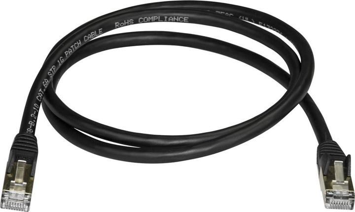 Produktbild StarTech .com 6ASPAT7MBK Patchkabel CAT6a (7 m, schwarz, RJ45-Snagless-Steckverbinder, CAT6a-STP-Kabel, Kupfe (S/UTP, CAT6a, 7 m)
