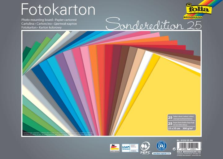 Image du produit Folia Carton photo 300g/m², 25x35cm (300 g/m², 25 x)