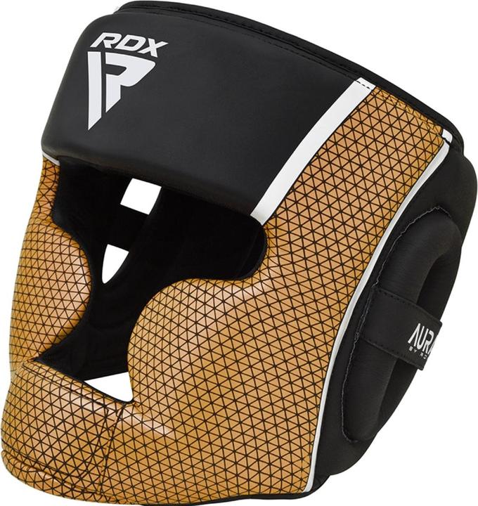 Actual product image Rdx Head Guard Aura Plus T-17 Black Golden-L (L)