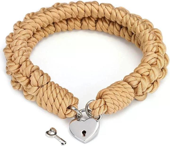 Produktbild Liebe Seele Bound You II Shibari Bondage Rope Halsfessel mit Schloss in Herzform