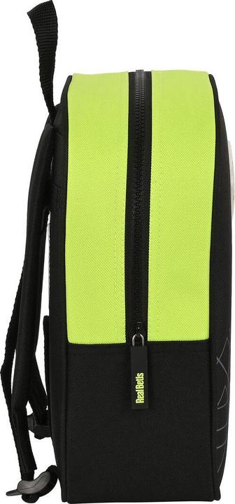 Produktbild Real Betis Balompié Schulrucksack Schwarz Neongrün 22 x 27 x 10 cm