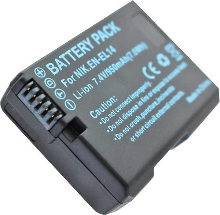 Actual product image Nikon Battery EN-EL14, CoolPix P7000 (Rechargeable battery)