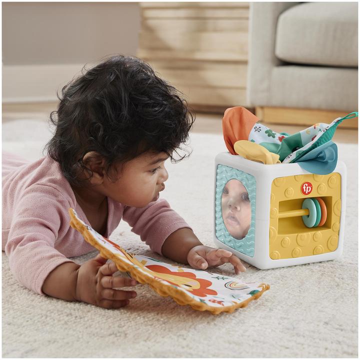 Image du produit Fisher-Price Tissue Fun Activity Cube (Allemand)