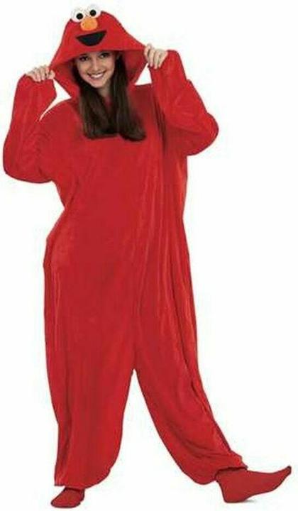 Produktbild My Other Me Verkleidung für Erwachsene Sesame Street Elmo (1 Stücke) (M/L)