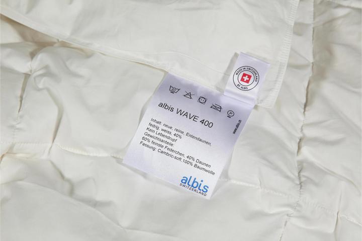 Actual product image Albis Wave 400 low-priced down duvet (880 g, 200 x 210 cm)