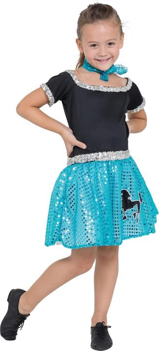 Produktbild Bristol Novelty Rock N Roll KostümKleid Mädchen (S)