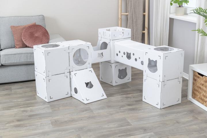 Produktbild Trixie Katzenmöbel Casa Cara, Pappe, 93 × 72 × 30.5 cm, Weiss (73 cm, Weiss)