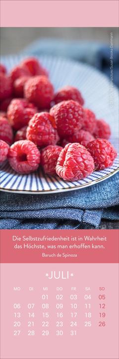 Actual product image Gute Gedanken Lesezeichen & Kalender 2026 (6 x 18 cm, Hardcover, German)