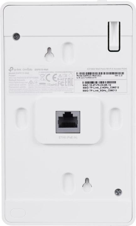Immagine prodotto TP-Link Punto d'accesso EAP615-Muro (1201 Mbit/s)