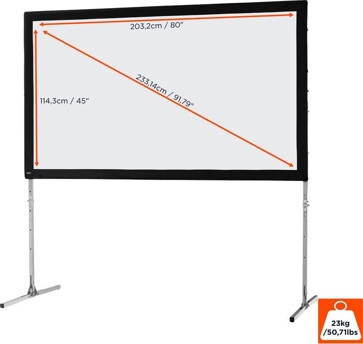 Image du produit Celexon Mobil Expert, écran sur cadre pliable (92", 16:9)