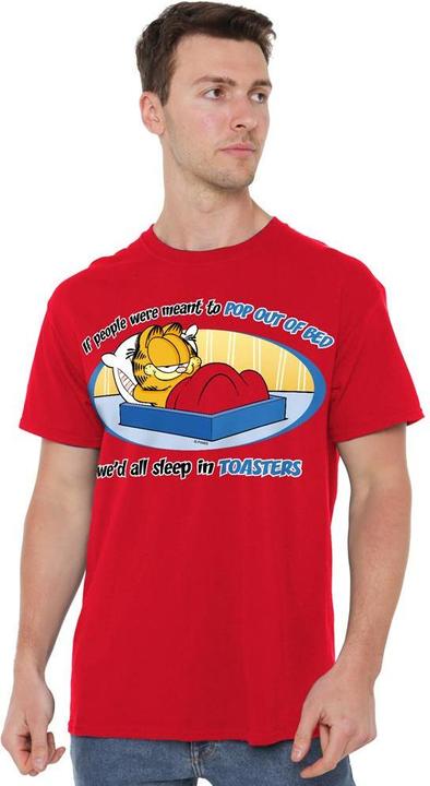 Immagine prodotto Garfield Pop Out Of Bed Maglietta Uomo (4XL)