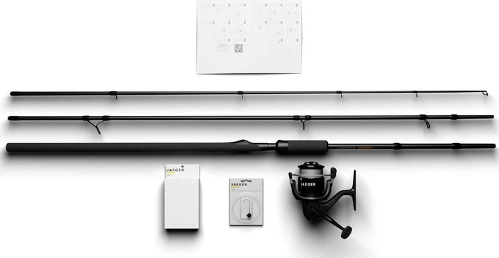 Jaeger Pike Go Kit - Hecht Starter Combo (Allroundrute, 255 cm)
