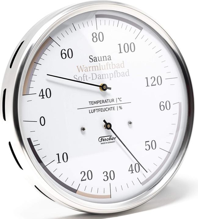 Produktbild K. Fischer Sauna Universal-Thermohygrometer, 160mm