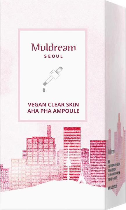 Actual product image Muldream Vegan Clear Skin AHA PHA Ampoule (55 ml)