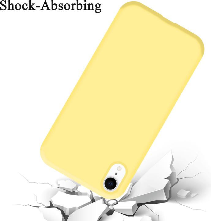 Actual product image Cadorabo TPU Liquid Silicone Case Cover (Apple iPhone XR)