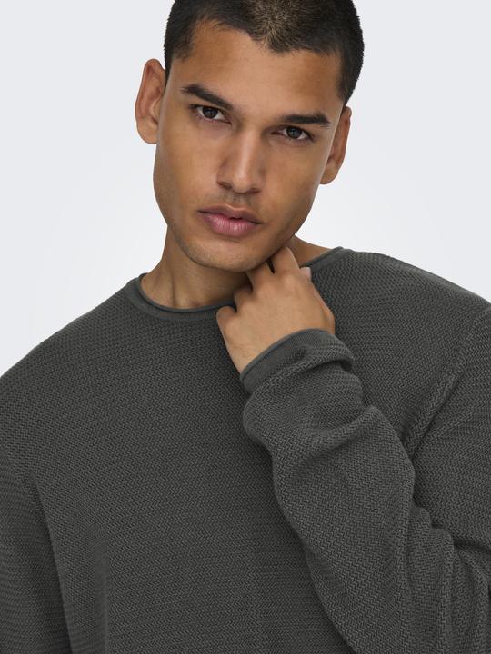 Produktbild Only & Sons Onseric Reg 12 Struc Crew Knit Noos (XS)