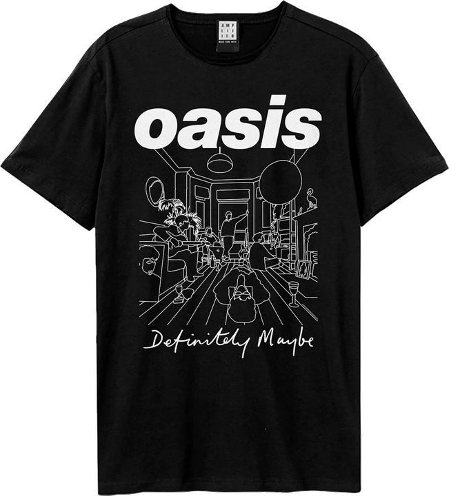 Actual product image Amplified Unisex Adult Definitely Maybe Oasis T-Shirt (M)