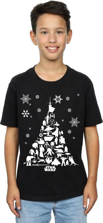Actual product image Star Wars Boys Christmas Tree T-Shirt (140, 146)
