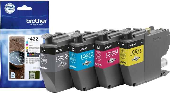Produktbild Brother and Ink Cartridges Multipack Each cartridge prints up to (M, C, Y, BK)