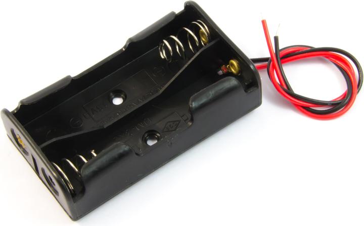 Purecrea Vano batteria / supporto batteria 2xAA con cavo di collegamento