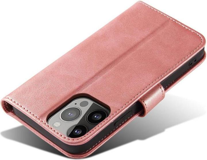 Produktbild Hurtel Magnethülle für Samsung Galaxy A34 5G Cover mit Flip Wallet Stand Pink (Samsung Galaxy A34 5G)