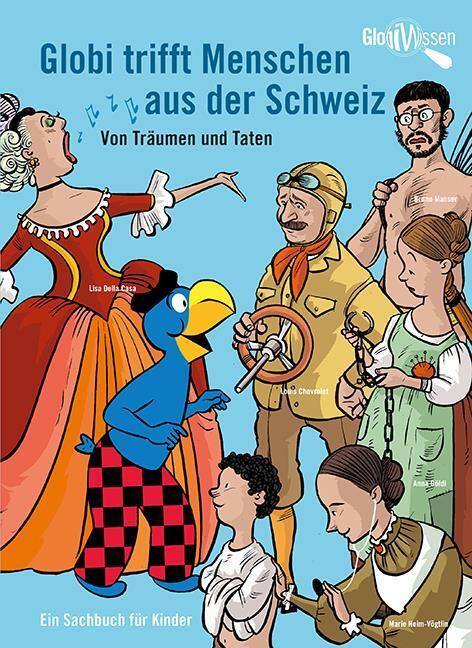 Actual product image Globi trifft Menschen aus der Schweiz (German, Daniel Mueller, Marc Zollinger, 2024)