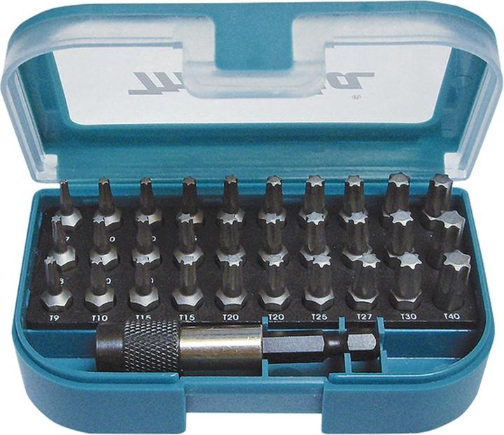 Productafbeelding Makita P-73352 Bitset 31 stuks Inside TORX (Zeskantbus TX M20, Zeskantbus TX M7, Zeskantbus TX M25, Zeskantbus TX M9, Zeskantbus TX M15, Zeskantbus TX M30, Zeskantbus TX M27, Zeskantbus TX M10, Zeskantbus TX M40, Zeskantbus TX M8)